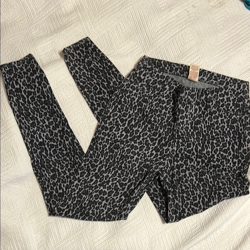 Leopard Print Jean-Leggings